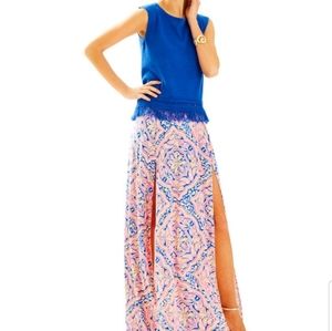 Lilly Pulitzer Maxi Skirt in Blue Lyst